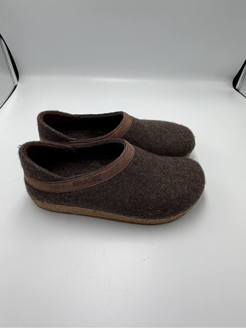Haflinger Grizzly Buffalo Clogs Mules Slippers Wool Slip On Size 37(6)